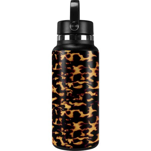 Tortoise Shell Hydro Flask 32oz Wide Mouth Skin